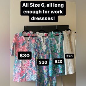Size 6, Lilly, 4 for $90